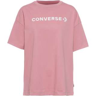 CONVERSE Wordmark T-Shirt Damen pink sage
