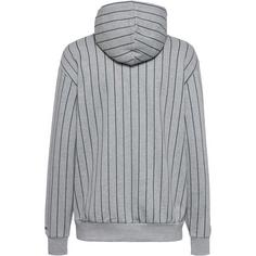 Rückansicht von New Era Pinstripe Oversize Hoodie Herren grey