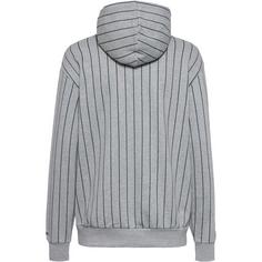 Rückansicht von New Era Pinstripe Oversize Hoodie Herren grey