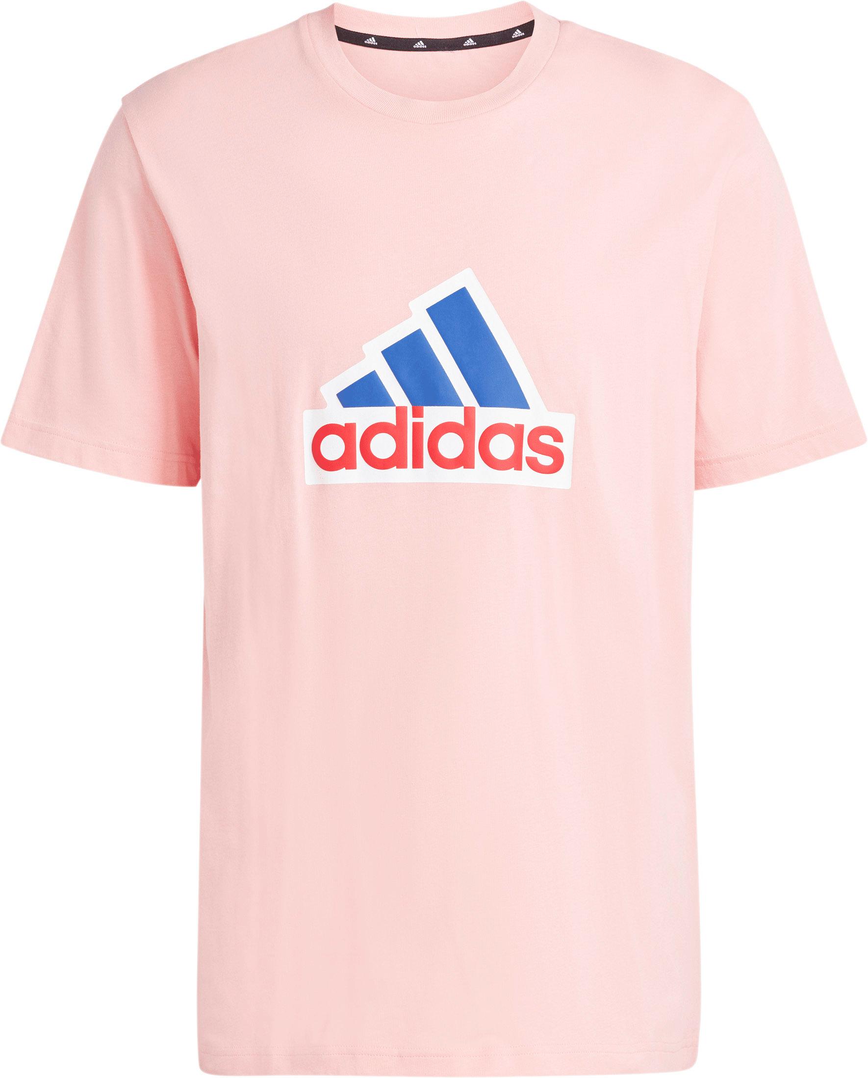 Adidas pink shirt best sale