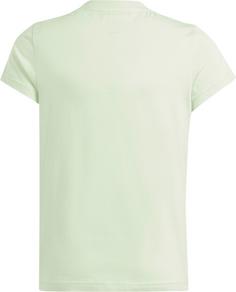 Rückansicht von adidas T-Shirt Kinder semi green spark-white