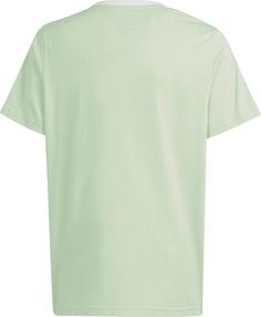 Rückansicht von adidas 3 STRIPES T-Shirt Kinder semi green spark-white