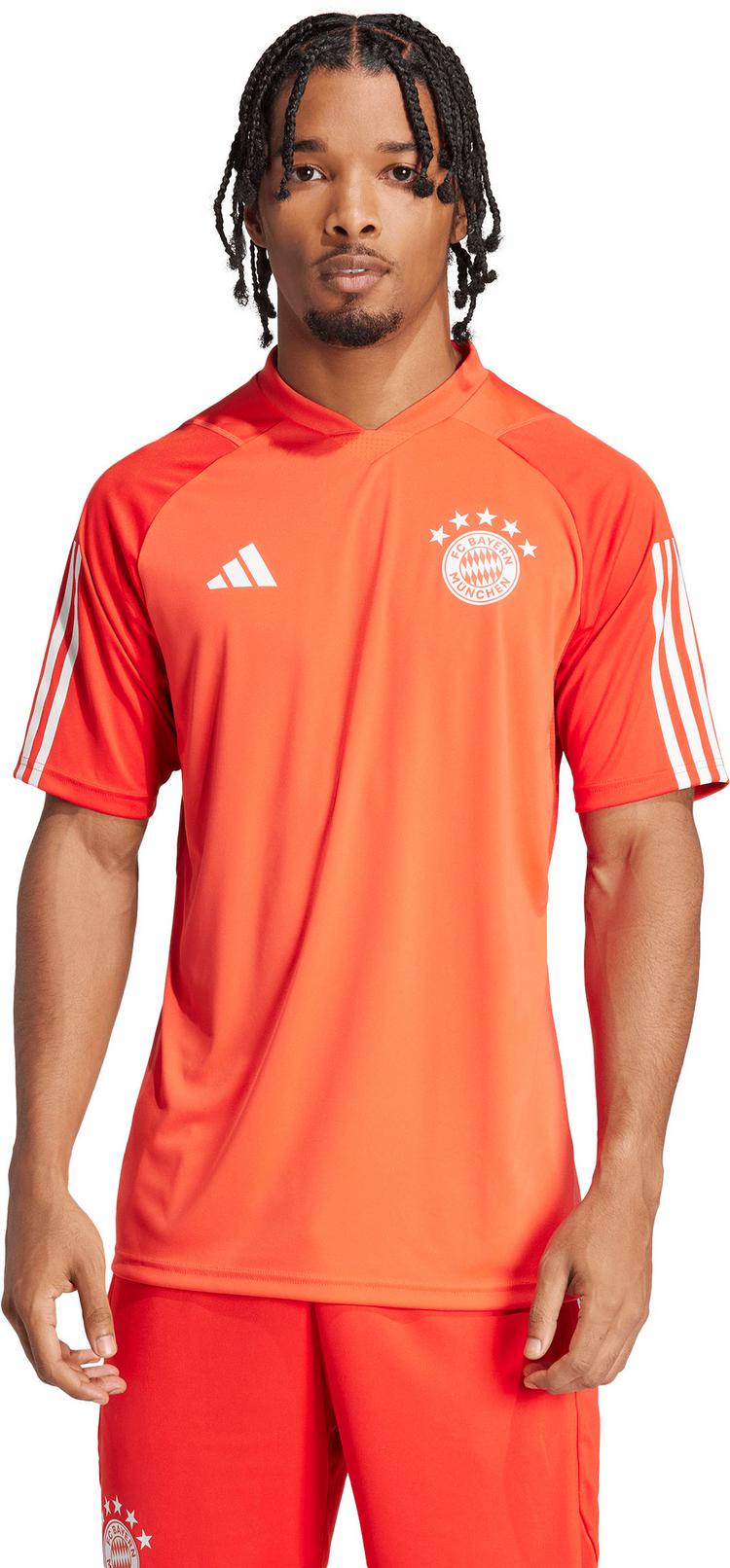 adidas adidas FC Bayern M&uuml;nchen Funktionsshirt Herren - red-bright red-white - 0 | SportScheck