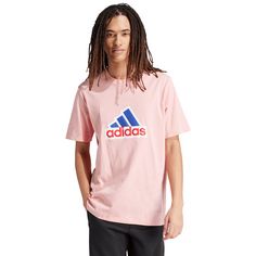 Rückansicht von adidas Future Icons BOS T-Shirt Herren semi pink spark