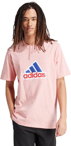 Rückansicht von adidas Future Icons BOS T-Shirt Herren semi pink spark