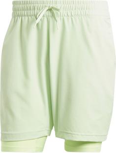 adidas Tennisshorts Herren semi green spark-green spark