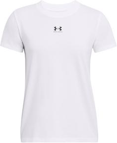 Under Armour Off Campus Core Funktionsshirt Damen white-black