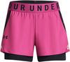 Under Armour Play Up Funktionsshorts Damen - astro pink-black