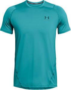 Under Armour Heatgear Fitted Funktionsshirt Herren circuit teal-hydro teal