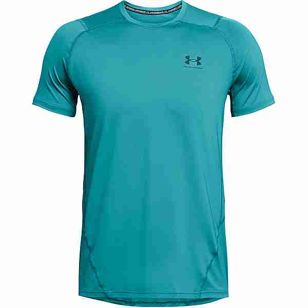 Under Armour Heatgear Fitted Funktionsshirt Herren circuit teal-hydro teal