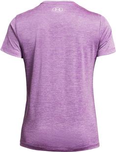 Rückansicht von Under Armour Tech Twist Funktionsshirt Damen provence purple-purple ace