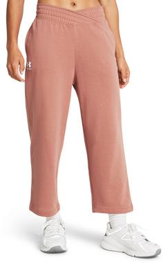 Rückansicht von Under Armour Rival Terry Sweathose Damen canyon pink-white