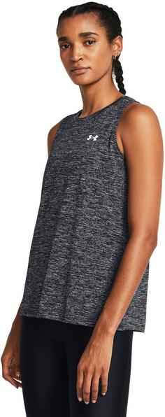 Rückansicht von Under Armour Tech Twist Funktionstank Damen black-white