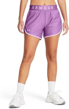 Rückansicht von Under Armour Play Up Funktionsshorts Damen provence purple-purple ace