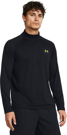 Rückansicht von Under Armour Tech 2.0 Funktionsshirt Herren black-high vis yellow