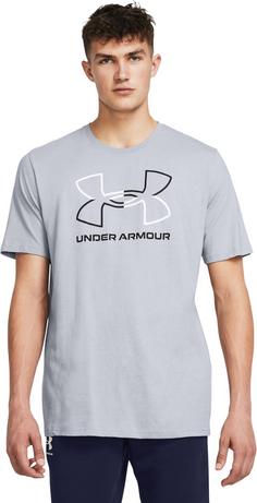 Rückansicht von Under Armour GL FOUNDATION UPDATE Funktionsshirt Herren mod gray medium heather-black