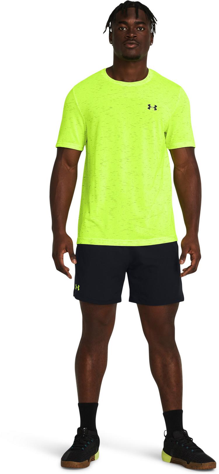Under Armour Under Armour Vanish Funktionsshorts Herren - black-high vis yellow - 2 | SportScheck