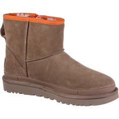 Rückansicht von Ugg Classic Mini Tape Stiefel Damen chestnut