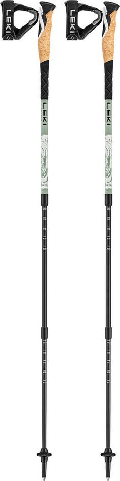 LEKI Cross Hike Carbon Wanderstock envy-white-black