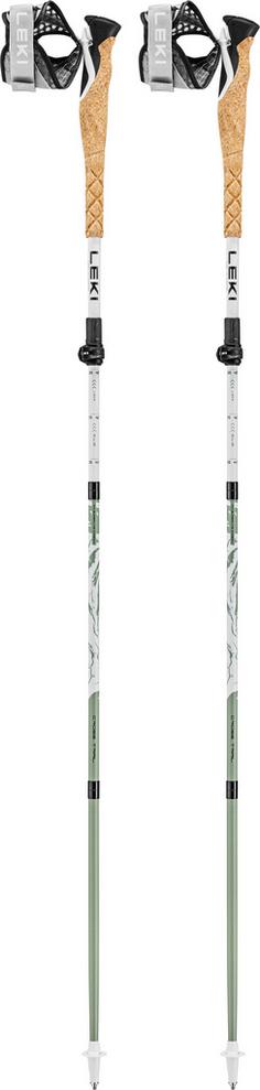 LEKI Cross Trail FX Superlite Wanderstock white-envy-black