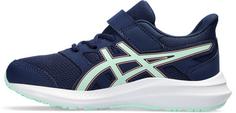 Rückansicht von ASICS JOLT 4 PS Laufschuhe Kinder blue expanse-mint tint