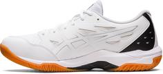 Rückansicht von ASICS GEL-ROCKET 11 Hallenschuhe Herren white-pure silver