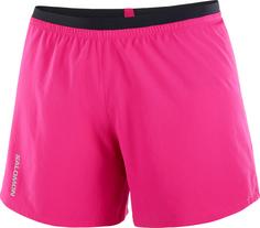 Salomon CROSS 5 Laufshorts Damen beetroot purple