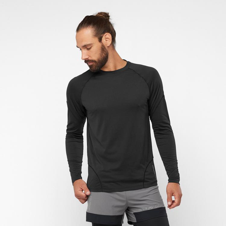 Salomon Salomon CROSS RUN Funktionsshirt Herren - deep black - 0 | SportScheck