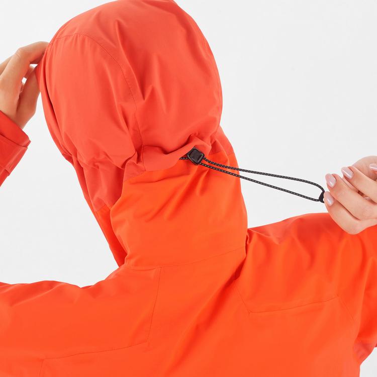 Salomon Salomon OUTERPATH 2.5L Hardshelljacke Damen - valiant poppy-cherry tomato - 3 | SportScheck