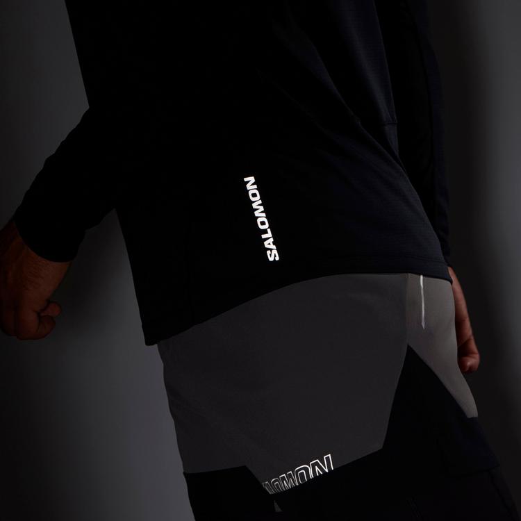 Salomon Salomon CROSS RUN Funktionsshirt Herren - deep black - 3 | SportScheck