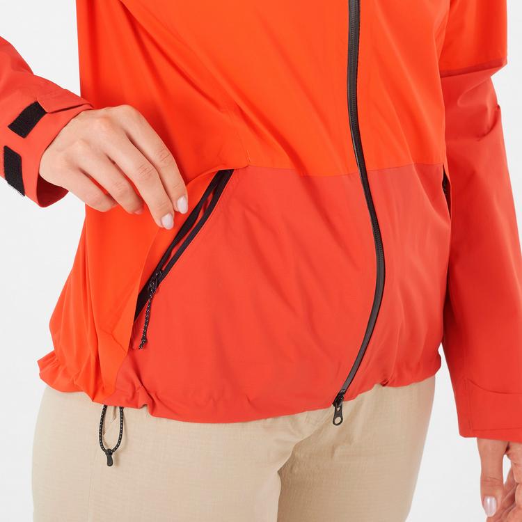 Salomon Salomon OUTERPATH 2.5L Hardshelljacke Damen - valiant poppy-cherry tomato - 5 | SportScheck