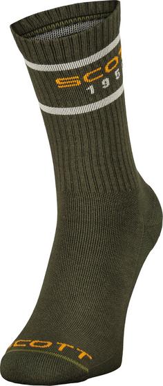 SCOTT Retro Casual Crew Fahrradsocken green