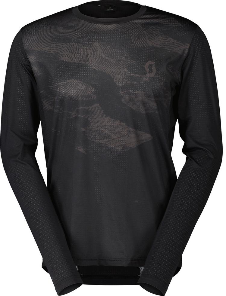 SCOTT SCOTT Trail Flow Langarmshirt Herren - black-dark grey - 0 | SportScheck