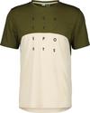 SCOTT Trail Flow Dri Funktionsshirt Herren - fir green-dust white