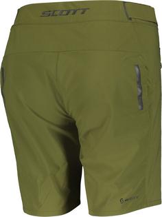 Rückansicht von SCOTT Endurance Fahrradshorts Damen fir green