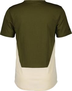 Rückansicht von SCOTT Trail Flow Dri Funktionsshirt Herren fir green-dust white