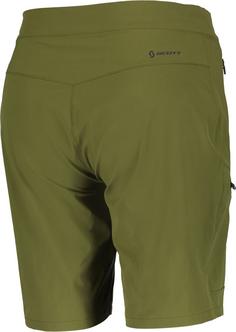 Rückansicht von SCOTT Explorair Light Fahrradshorts Damen fir green