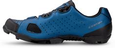 Rückansicht von SCOTT Mtb Comp Boa Fahrradschuhe Herren metallic blue-black