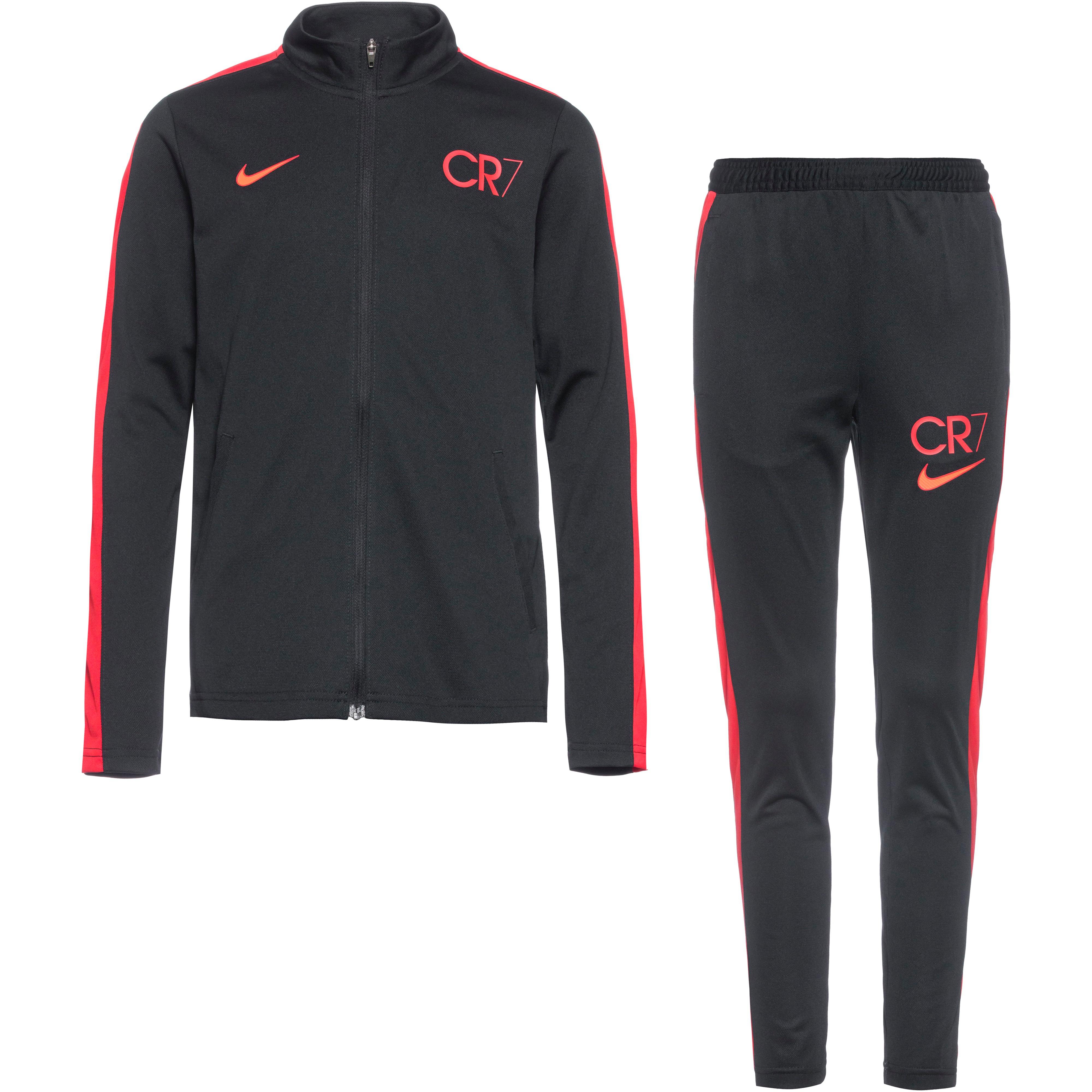 Nike CR7 Trainingsanzug Kinder black-lt crimson
