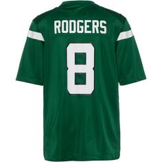 Rückansicht von Nike AARON RODGERS New York Jets American Football Trikot Herren sport green