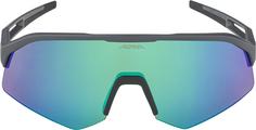 Rückansicht von ALPINA SONIC HR Q-LITE Sportbrille midnight-grey matt