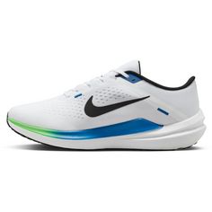 Rückansicht von Nike Winflo 10 Laufschuhe Herren white-black-court blue-star blue