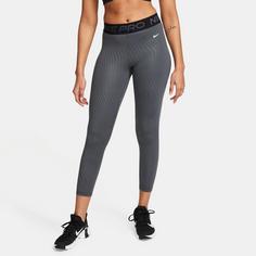 Nike Pro Dri Fit Tights Damen black-iron grey-white im Online Shop von  SportScheck kaufen