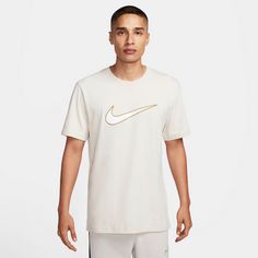 Rückansicht von Nike NSW T-Shirt Herren light orewood brown-white