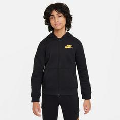 Rückansicht von Nike NSW Sweatjacke Kinder black