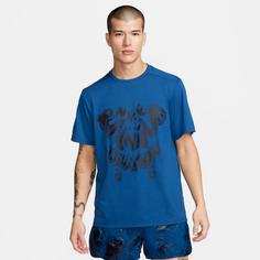 Rückansicht von Nike RISE 365 Funktionsshirt Herren court blue-black-refblk