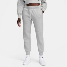 Rückansicht von Nike Phoenix Sweathose Damen dk grey heather-sail