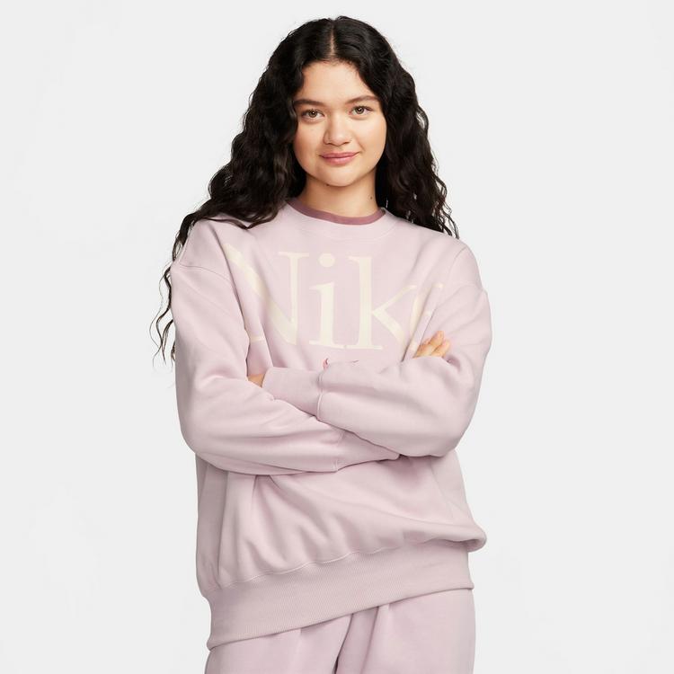 Nike Nike Phoenix Oversized Sweatshirt Damen - platinum violet-smokey mauve - 0 | SportScheck