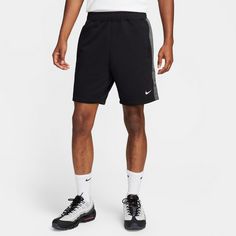 Rückansicht von Nike NSW Shorts Herren black-iron grey