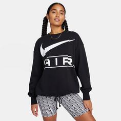 Rückansicht von Nike NSW Oversized Sweatshirt Damen black-white